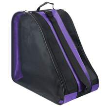 Breathable Oxford Cloth Roller Skate Organizer With Adjustable Shoulder Strap - Portable Inline Skate Tote, Zipper Pocket With Handle Portable Zipper Organizer, Lightweight Skateboard Accessory Bag With Handle
