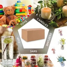 8x6x4 英寸运输箱 25 个装，棕色瓦楞纸板箱，适用于小型企业邮寄、运输和存储返校 - 8"L x 6"W x 4"H - 查看 4