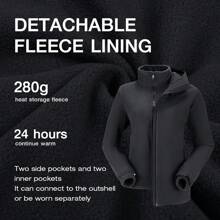 CAMEL CROWN Women's Ski Jacket Waterproof 3 In 1 Winter Coat With Fleece Inner Warm Windproof For Snow Outdoor Hiking