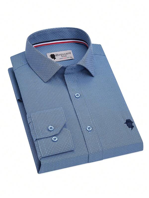 Novo Lançamento: Camisa Social Masculina - 65% Poliéster, 35% Algodão, Tecido Inovador