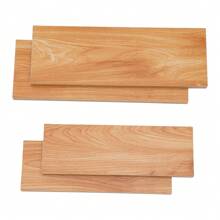 Original estante de madera para microondas de dos niveles con estante para cajones - color madera - Ver 6