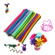 100 Chenille Stems/Pipe Cleaner Choose Color Assorted DIY Craft DIY Play Toy Kid - 彩色 - 查看 4