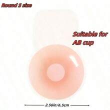2 件女士乳头罩 - 粘性硅胶乳头罩 - 可重复使用乳头罩，女士粘性胸罩乳头罩，提升硅胶乳头罩圆形和花形蛋糕乳头罩，聚拢小胸加厚隐形胸罩提升吊带乳头罩，夏季防走光隐形防凸点运动贴身垫，适用于女士内衣和无肩带连衣裙