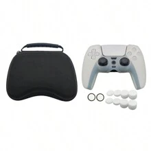 1 Set: 1pc PlayStation5 Controller Storage Bag + 1pc Game Protective Case + 10pcs Joystick Cap, Anti-Slip, Anti-Drop, Waterproof, Dustproof, Scratch-Resistant, Enhancing Gaming Experience