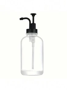 1pc Coffee Syrup Dispenser, Syrup Bottle With Pump, Oil Dispenser, Glass Syrup Bottle With Pump