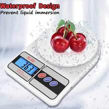 数字厨房秤 5kg/1g 高精度 LED 电子秤 便携式食物重量平衡测量家用厨房工具 - 彩色 - 查看 3