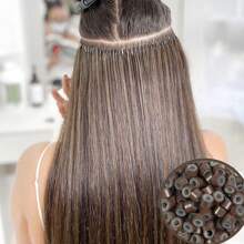 500pcs Hair Extension Micro Rings Links Beads, 5mm Silicone Lined Beads For Hair Extensions Tool - Multicolor - View 7