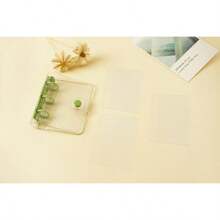 Student Mini 3-Ring Binder With PVC Transparent Cover, Portable Loose-Leaf Notebook Set - 3 Hole Pvc Binder - View 13