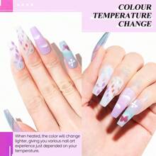 AIMEILI Chameleon Gel Nail Polish Hema Free Color Changing Nail Polish Gel U V Gel Polish Manicure Kit Set Of 6pcs X 10ml - Kit Set 66