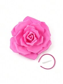 5 قطع مجموعة قبعات الزهور الفاسنيتور لحفلات الشاي للنساء، قبعة الفاسنيتور بشكل وردة لسباق كنتاكي ديربي، طقم قلادة وأقراط، قفازات وقبعة للزفاف وعيد الهالوين