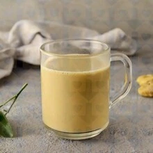 Jogo 2 Canecas Vidro Transparente 250ML Chocolate Quente Cha Cafe