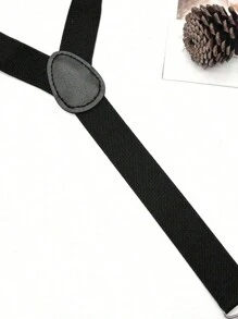 1 件可调节纯色吊带，弹性 Y 型后背男女通用吊带，配有重型金属夹，适合青少年、夏季休闲户外运动或度假旅行、毕业礼物、生日礼服配饰或日常穿着 - 彩色 - 查看 5