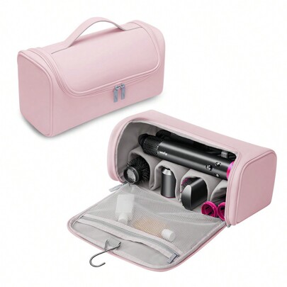 Portable Hand-Held Hair Dryer Storage Bag Hair Straightener Storage Bag Curling Iron Storage Bag Is Made Of Scratch-Resistant And Wear-Resistant High-Quality Waterproof Material And Plush Lining, Which Can Better Protect The Machine And The Necessities Of Student Dormitory, Ideal For Travel. Makeup Bag Makeup Bags Makeup Organizer Make Up Organizer Makeup Storage