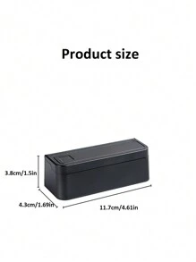 1 pieza Caja de almacenamiento de monedas para coche, caja de almacenamiento plegable para coche, caja de monedas mini, caja de acabado creativa para ahorrar, accesorios de almacenamiento para coche - Multicolor - Ver 8