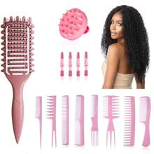 Lược chải tóc xoăn, Lược định hình tóc xoăn, Lược, Lược định hình tóc xoăn EdgeLift mới 2025 - Nhiều màu - Xem 11