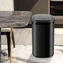 58L Stainless Steel Automatic Touchless Kitchen Bathroom Sensor Bin,Trash Can,Touch Bin