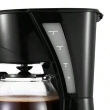Gevi 4 Cups Small Coffee Maker, Compact Coffee Machine With Reusable Filter, Warming Plate And Coffee Pot For Home And Office - Black - View 7