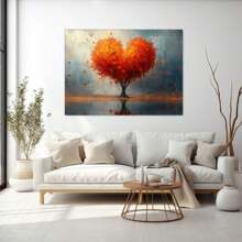 Landscape Wall Art Painting, Large Picture Canvas Wall Art Print Landscape Paintings Modern Artwork Living Room Wall Decor And Home Décor Framed Ready To Hang Office Home Decor, Canvas Vintage Decor ,Modern Farmhouse Decor, Botanical Picture  Prints Artwork, For Living Room Bedroom Posters Pictures(White)