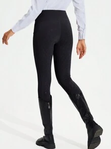 ROYALS MATTINI Women Equestrian Clothing, Horse Riding Pants Jodhpurs, Horse Riding Pants, Breeches Pants, Equestrian Riding Breeches, Full Seat Riding Breeches, Riding Breeches, Women Equestrian Pants Spring And Summer Women's Riding Pants Full Seat Silicone Non-Slip Wear-Resistant Equestrian Pants Double Side Pockets Riding Tights Suitable For Riding And Horse Riding Women's Equestrian Sports Pants Quick Drying