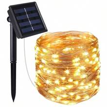 2 Packs Fairy Lamp Battery Powered String Lamp 12m 100 LED Mason Can Lamp Silver Wire Lamp Firefly DIY Party Wedding Christmas Valentine's Day Decoration (Warm White)