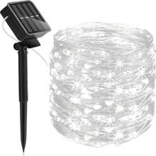 2 Packs Fairy Lamp Battery Powered String Lamp 12m 100 LED Mason Can Lamp Silver Wire Lamp Firefly DIY Party Wedding Christmas Valentine's Day Decoration (Warm White)