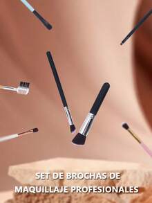 (Random Color) 7-Piece Multi-Purpose Makeup Brush Set, Including Powder Brush, Blush Brush, Foundation Brush, Eyeshadow Brush, Blending Brush And Eyebrow Brush, Etc., Exclusive For Makeup Artists