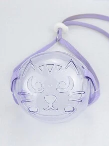 1个透明防咬头套和眼罩，适用于猫狗，有助于在看兽医和美容时防止咬人。 - 無色 - 查看 1