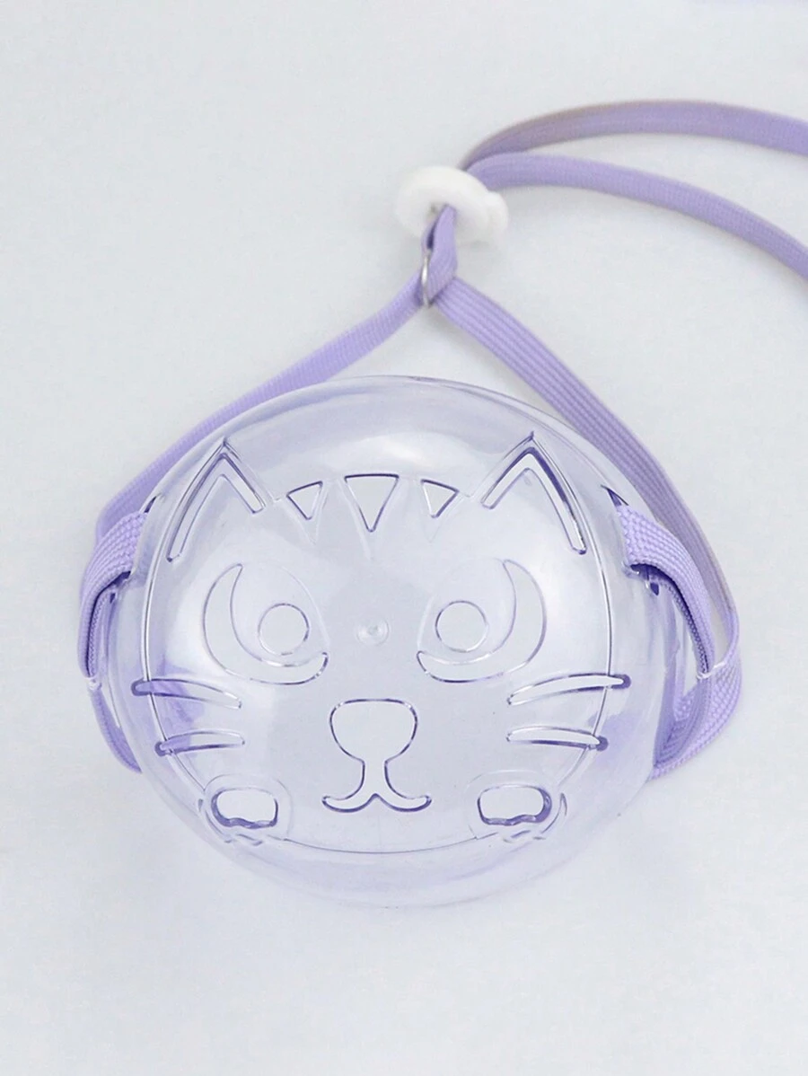 1个透明防咬头套和眼罩，适用于猫狗，有助于在看兽医和美容时防止咬人。 - 無色 - 查看 1