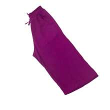 Pantacourt Pants Plain Duna Fabric Fashion Blogger - Rose Red - View 2