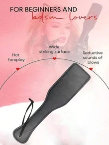 BDSM Leather Whip Fetish Flogger Spanking Paddle Couples Role Play SM Toy Adult Bondage Accessories Erotic Whip Restraint Gear - Multicolor - View 6