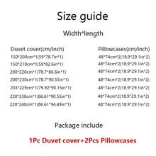 3件套细条纹米色羽绒被套日式简约双人羽绒被套适用于家庭卧室双人床，吸湿透气，柔软舒适，适用于公寓单人床，适合全年使用，包括1个羽绒被套+2个枕套（不含芯） - 米密條 - 查看 2