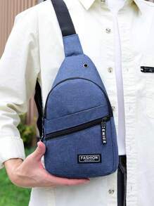 1pc Outdoor Hiking Cycling Shoulder Bag, Crossbody Messenger Bag, Multi-Function Oxford Cloth Chest Bag, Coin Purse, Men Fashion Casual Sports Mini Travel Pack Christmas Gifts For Men Travel Essentials Winter Dad Gifts Boyfriend Gifts Holiday School The Sporty Life Vacation Bags Bag Pack Belt Bag Waist Bag Spring School Supplies - Multicolor - View 4