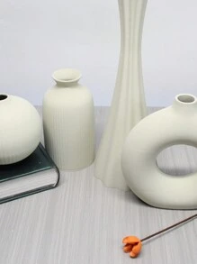 Elegant Vase Set, Up To 25cm Height, Suitable For Living Room, Dining Room Flower/Dry Flower Vase Decor, Office Desk Vase, Foyer Vase Home Decor Room Decor Glass Vase - Multicolor - View 4
