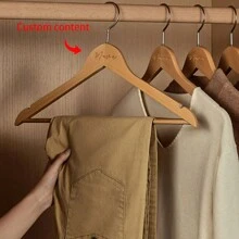 [Customization] 1 Piece Personalized Bridal Party Hanger - Wedding Hanger - Wooden Carved Hanger - Bridal Hanger - Wedding Attendant Name Accessories,Multi-Functional, Anti-Mold,Ornamental,Exquisite,Stylish,High-Quality,Adorable,Modern,Custom,Unique,Personalized,Ideal Gifts For Him,Ideal Gifts For Her,Her,Boyfriend,Girlfriend,Dad,Mom,Family,Friends,Son,Daughter,Kids,Kitchen,Dining Room,Bedroom,Office,Living Room,Home,Garden,Tea Room,For Anniversaries,For Birthdays,For Housewarming,For Graduation
