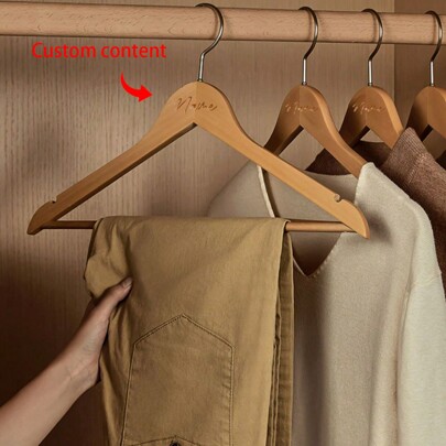 1 pezzo Gruccia personalizzata per la festa nuziale - Gruccia da sposa - Gruccia in legno intagliata - Gruccia da sposa - Accessori con nome dell'assistente matrimoniale, multifunzionale, antimuffe, ornamentale, raffinata, di stile, di alta qualità, adorabile, moderna, personalizzata, unica, idea regalo ideale per lui, idea regalo ideale per lei, lei, fidanzato, fidanzata, papà, mamma, famiglia, amici, figlio, figlia, bambini, cucina, sala da pranzo, camera da letto, ufficio, soggiorno, casa, giardino, sala da tè, per anniversari, per compleanni, per il riscaldamento della casa, per la laurea