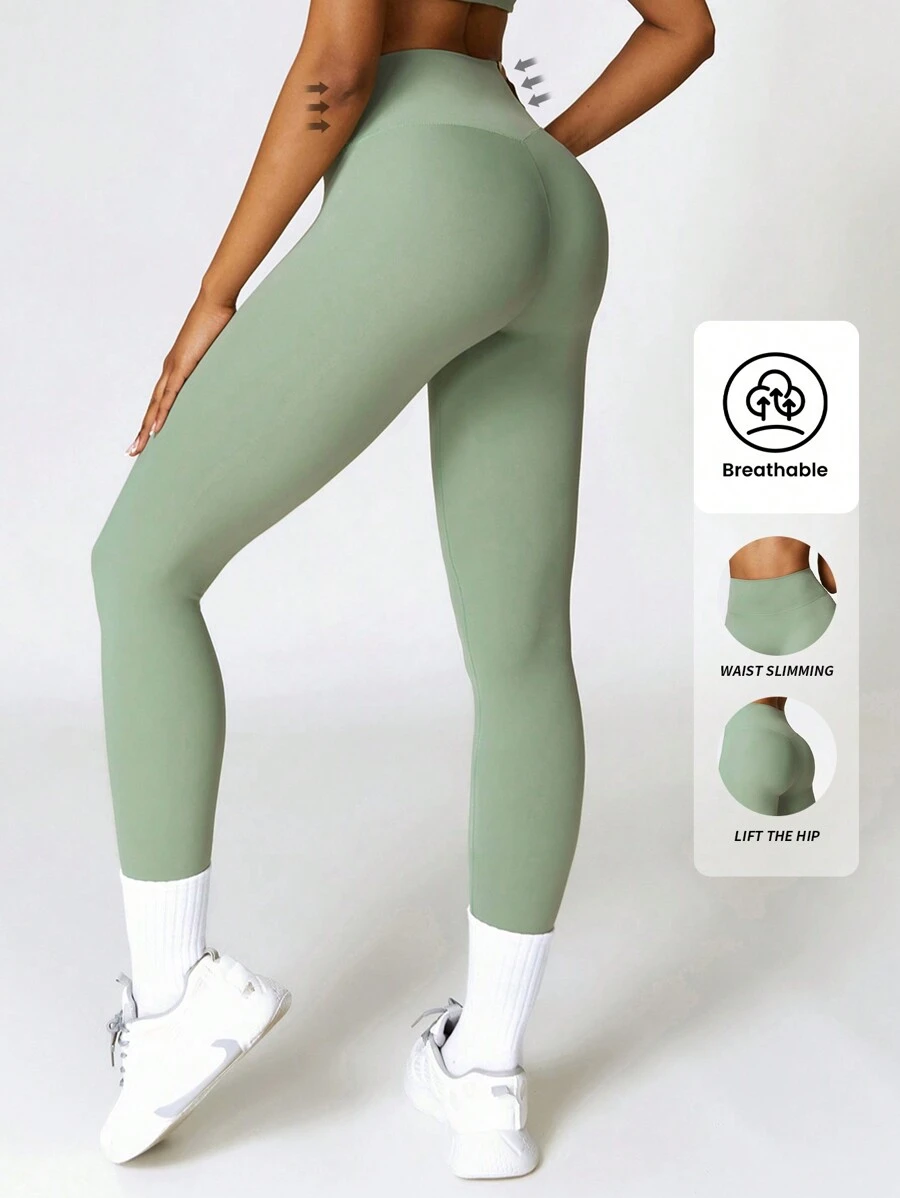 Yefecy 女士紧身裤 - 柔软高腰收腹运动瑜伽裤