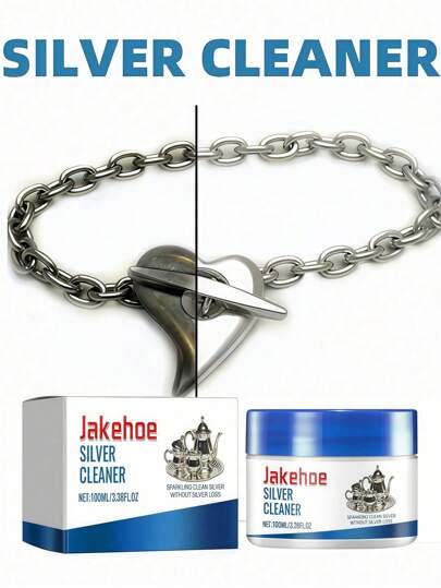 Jewelry Cleaner, Jewelry & Metal Cleaning Liquid For Necklaces, Diamonds, Silver Jewelry, Rings, Watches - Anti-Rust, Anti-Tarnish, Jewelry Maintenance Cleaning Solution