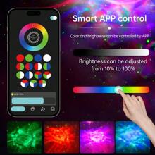 Projekcja światła Star Light Astronaut Light Multi-Color Inteligentny pilot zdalnego sterowania APP Control dla baru KTV Club Party Karnawał Boże Narodzenie Halloween Nowy Rok Walentynki Sypialnia Ubieranie Prezentów Urodzinowych Śpiewanie I Taniec