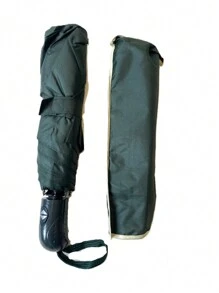 23" Transparent Umbrella With Automatic Opening - Dark Green - View 4