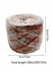 50g/卷莫奈花园系列柔软纱线，彩色涤纶混纺纱线，用于针织钩针时尚保暖毛衣外套帽子手套围巾 - 多色 - 查看 9