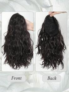 14 Inch Heat Resistant Synthetic Drawstring Ponytail Deep Curly Instant Clip Ponytail Extension Afro Drawstring Ponytail Extensions Kinky Curly Ponytail Extensions Synthetic Afro Puffs Curly Ponytail Extension For Women