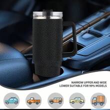 40 Oz Stainless Steel Sparkling Diamond Shiny Tumbler With Handle, Lid And Straw, Suitable For Auto Travel, Birthday Gift, New Year Gift For Friends, Valentine's Day Gift For Boyfriend Or Girlfriend, Includes A Cup Brush - Multicolor - View 11