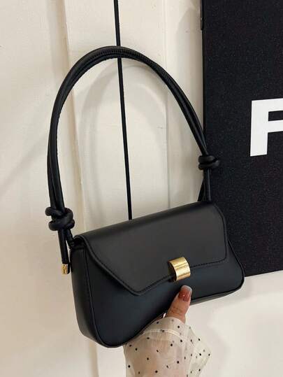 نمط جديد محفظة نقود جلد اصطناعي بسحاب معدني شائع ومناسب للسيدات، باللون الأحادي