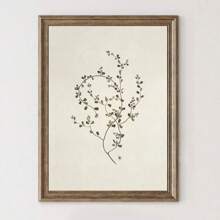 1 pieza sin marco, Pósteres de plantas vintage, Impresiones en lienzo de botánica del campo francés, Decoración de flores, Arte de pared en lienzo para vivero, Pintura artística de pared como regalo, para dormitorio, baño, sala de estar, decoración de pared, hogar y decoración de dormitorio