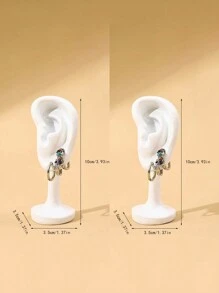 Giá trưng bày hoa tai bằng nhựa, Cửa hàng trang sức Hoa tai/Trang trí hoa tai Đạo cụ chụp ảnh Quay lại trường học - Một kích thước phù hợp với tất cả - Xem 14