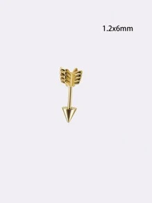 1 chiếc khuyên tai sụn mũi tên bằng thép không gỉ đa năng hình mũi tên công nghiệp xỏ khuyên tai cho nam nữ trang sức cơ thể - bông tai mũi tên - Xem 19