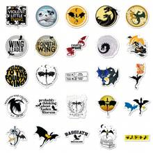 50Pcs Fourth Wing Stickers For Water Bottles Laptops Phone Cases Guitars Computers Helmet Skateboard Bicycle Decoration,Fourth Wing,Stickers,Fourth Wing Stickers,Fourth Wing,Stickers,Acotar