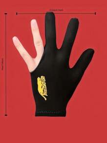 2 st/3 st snooker-/biljardköhandskar, trefingersdesign, lämpliga för vänster eller höger hand