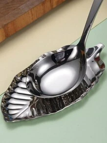1 件优雅的叶形勺子/铲子，有金色/银色可选，为餐桌增添自然精致，非常适合创意餐厅甜点、糕点、毛巾托盘、珠宝托盘，适用于厨房、餐厅、梳妆台 - 彩色 - 查看 7