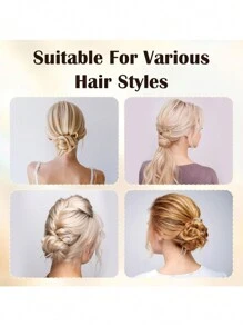 Horquillas francesas de metal para mujeres, Horquillas francesas doradas para cabello grueso, Horquillas en forma de U, Horquillas de metal para todo tipo de cabello, Palillos para recogidos, Horquilla para moño francés, Tenedor para el cabello
